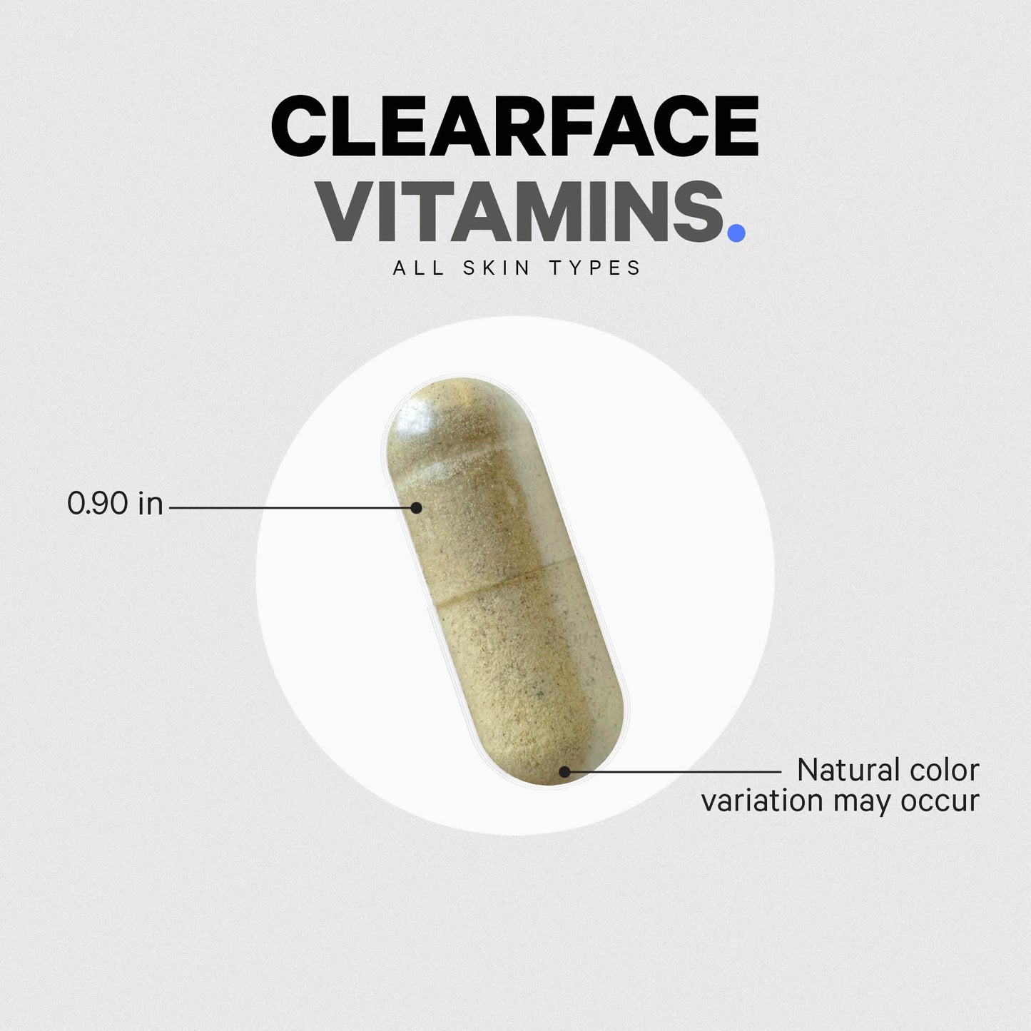Codeage Clearface Pantothenic Acid, Niacin Supplement, Vitamins A, C, D3, E, Probiotics, Zinc, Riboflavin, Thiamin, L-Lysine HCL & Omega-3, Niacinamide, Skin Botanical Blend - Non-GMO - 90 Capsules - dailyvitalstore