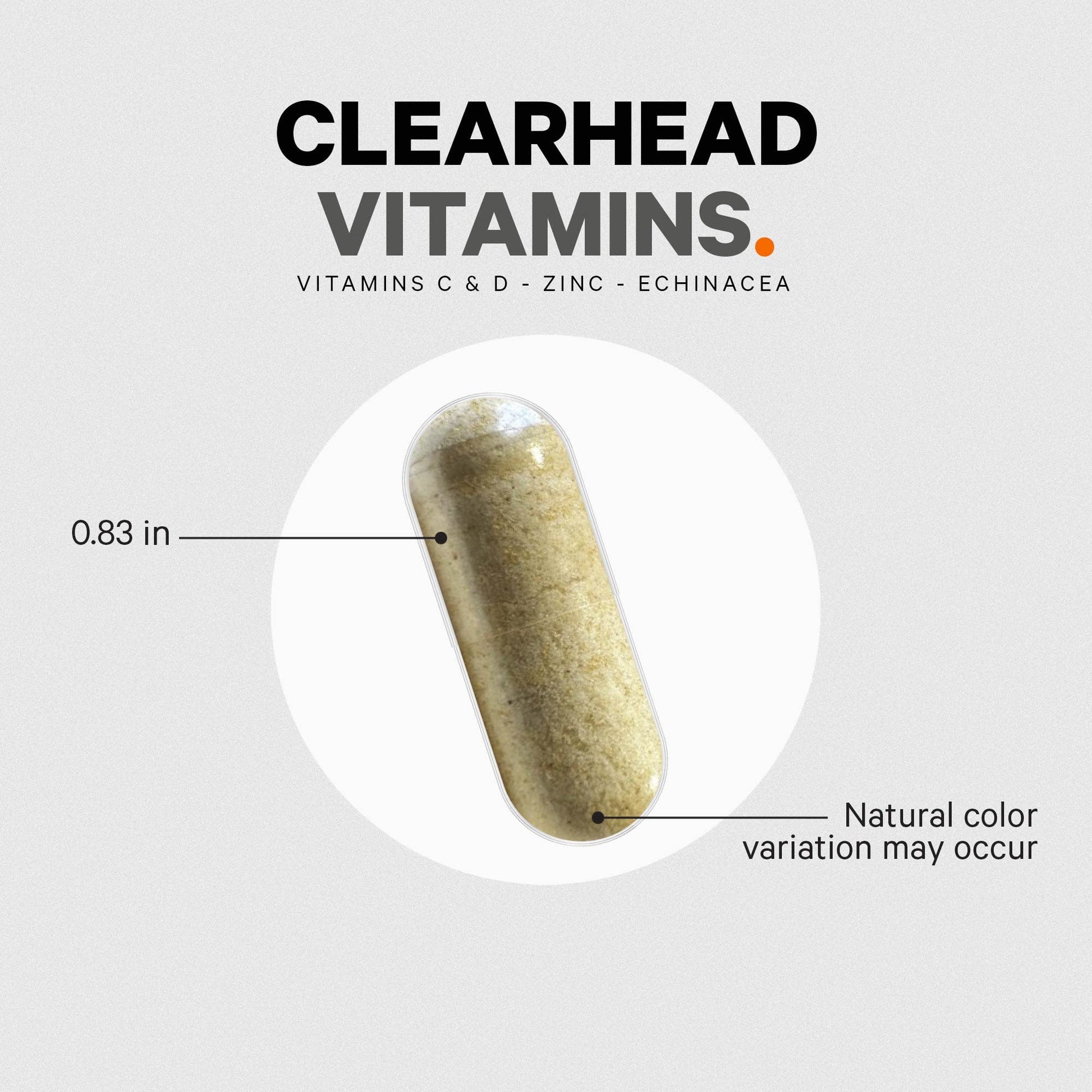 Codeage Clearhead Echinacea+ Supplement - Echinacea, Schisandra, Feverfew, Coptis, American Ginseng, Astragalus, Garlic, Probiotics, Vitamins C & D3, Zinc, Selenium - Clear Head Vitamin - 90 Capsules - dailyvitalstore