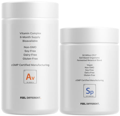 Codeage Daily ADK Vitamin & Probiotic Bundle – Vitamin A Retinyl Palmitate, Vitamin D3 Cholecalciferol, Vitamin K, 50 Billion CFU SBO Probiotic Blend, Non-GMO - dailyvitalstore