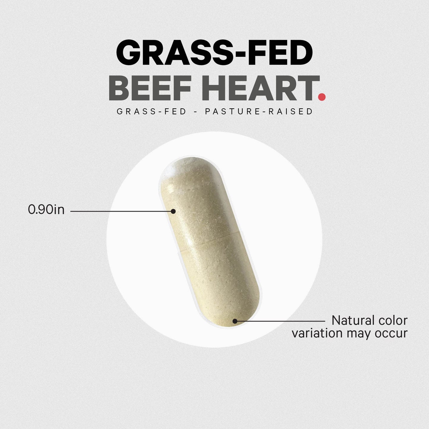 Codeage Grass Fed Beef Heart Supplement - Freeze Dried, Non-Defatted, Desiccated Glandular Supplements - Bovine Meat & Liver Pills - Beef Vitamins for Heart - Non-GMO -180 Capsules - dailyvitalstore