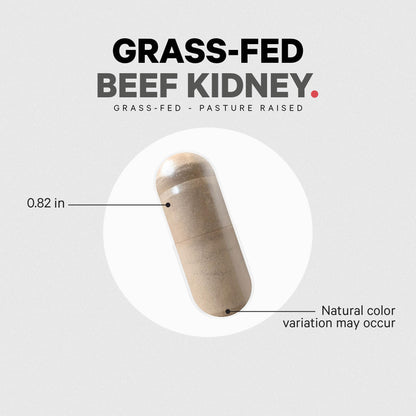 Codeage Grass Fed Beef Kidney Supplement - Freeze Dried, Non-Defatted, Desiccated Glandulars Nutrition Bovine Pills – Pasture Raised Beef Vitamins - Non-GMO -180 Capsules - dailyvitalstore