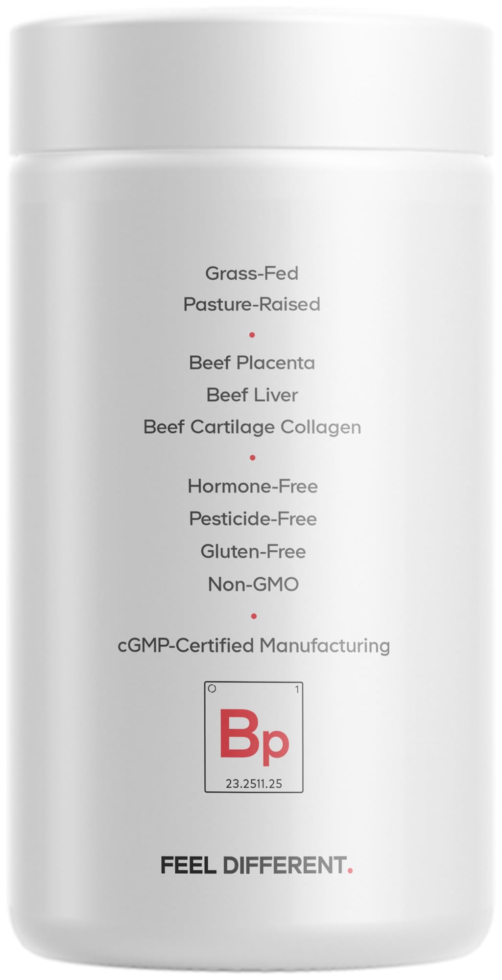 Codeage Grass-Fed Beef Placenta Supplement - Bovine Placenta – Pasture-Raised, Grass-Finished, Undefated, Desiccated - Non-GMO - 180 Capsule - dailyvitalstore