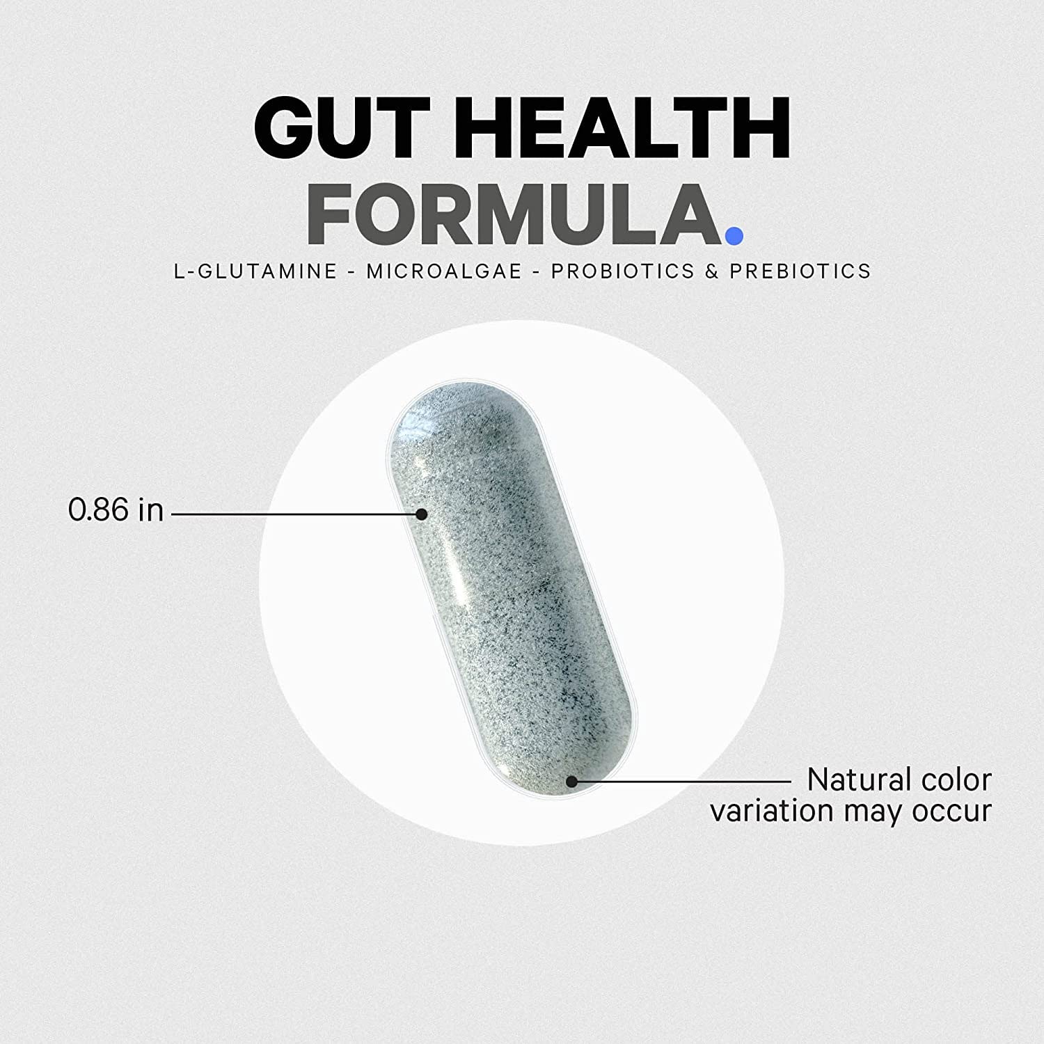 Codeage Gut Health Supplements Vegan Formula - L Glutamine, Zinc, Turkey Tail Mushroom Powder, Tonic Mushroom, Maitake, Micro Algae, Mineral, Licorice Root DGL - Probiotics, Prebiotics - 180 Capsules - dailyvitalstore