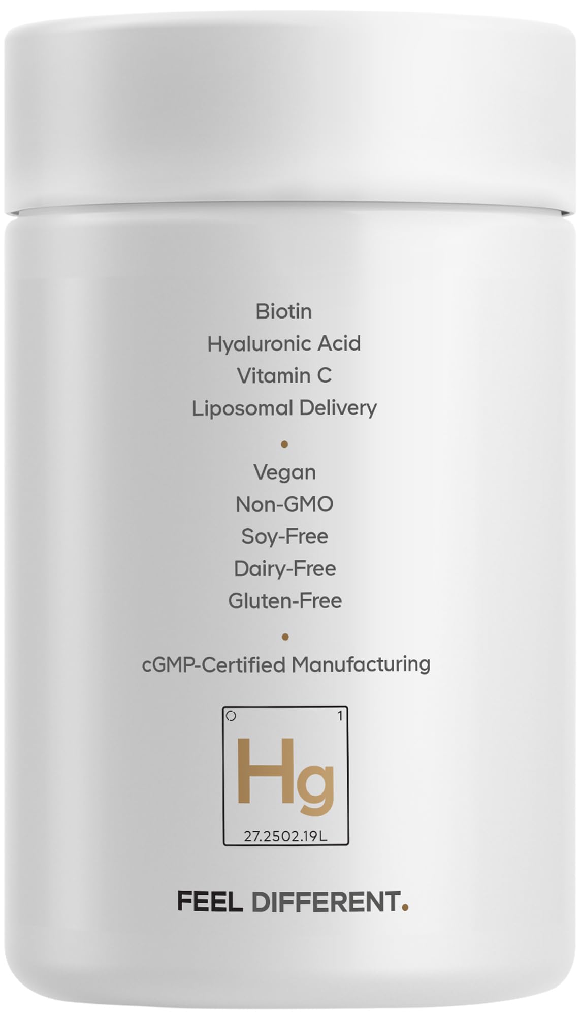 Codeage Hair Growth + Smooth Skin Max Vitamins Supplement - Patented Lustriva & SOD B Dimpless Superoxide Dismutase - Hair Growth Health Skin Cellulite Support - Biotin, Vitamin C, MSM - 30 Capsules - dailyvitalstore