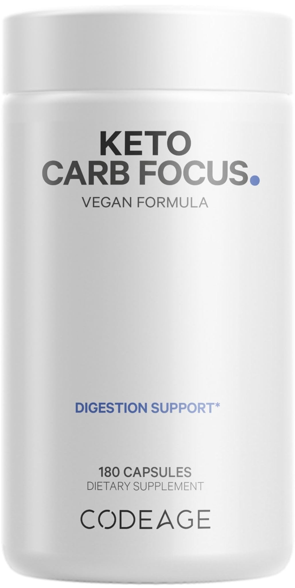 Codeage Keto Carb, White Kidney Bean, Green Tea & Cinnamon Bark Supplement, Triple Action Keto Cheat Vegan Pills, Ketogenic, Low Carb Diet Sugar, 3 Months Supply, Non-GMO, Gluten-Free, 180 Capsules - dailyvitalstore