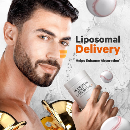 Codeage Liposomal Acetyl-L-Carnitine+ Supplement - 500 mg Acetyl-L-Carnitine per Serving - 3-Month Supply, Liposomal Delivery - Alcar Supplement - L-Carnitine - Non-GMO, Gluten-Free, 90 Capsules - dailyvitalstore