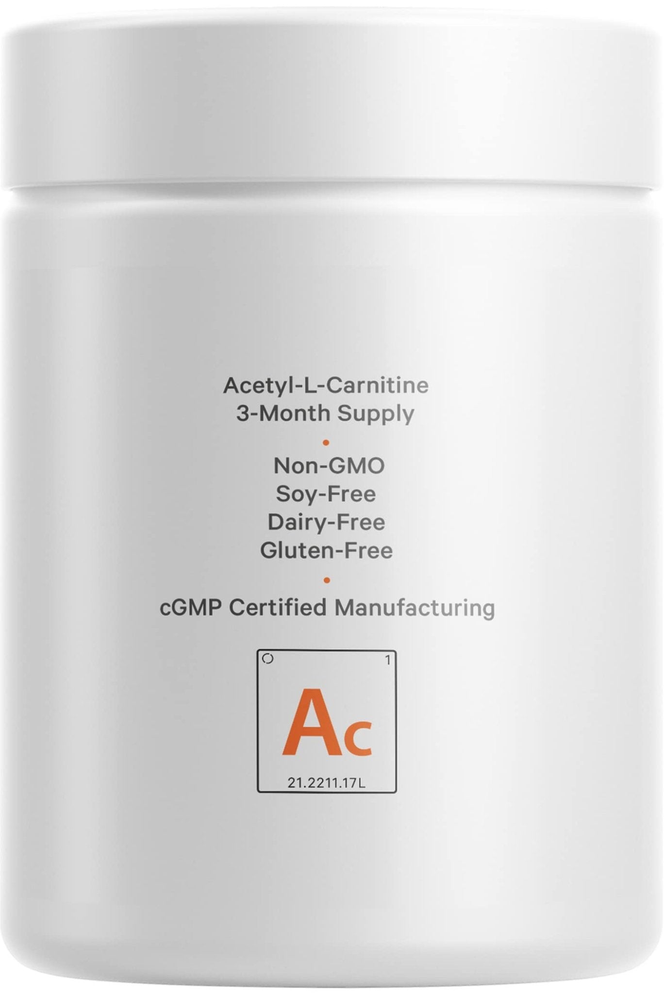 Codeage Liposomal Acetyl-L-Carnitine+ Supplement - 500 mg Acetyl-L-Carnitine per Serving - 3-Month Supply, Liposomal Delivery - Alcar Supplement - L-Carnitine - Non-GMO, Gluten-Free, 90 Capsules - dailyvitalstore