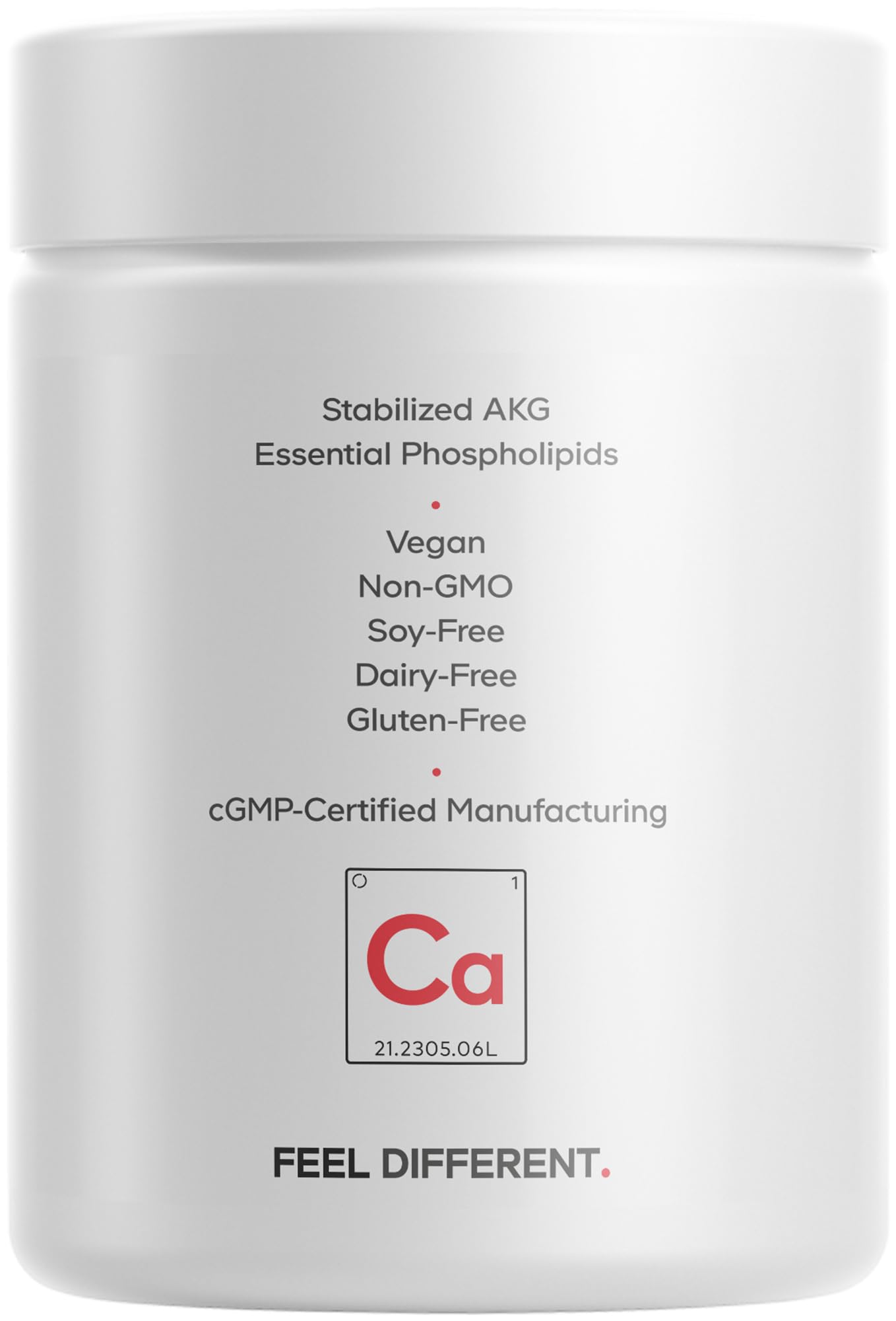 Codeage Liposomal Calcium AKG Supplement - Calcium Alpha-Ketoglutarate - 2-Month Supply - Liposomal Delivery - 1 Capsule Per Serving - Non-GMO, Gluten-Free - 60 Capsules - dailyvitalstore