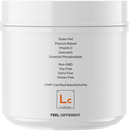 Codeage Liposomal Collagen Peptides Powder + Vitamin C & Quercetin, Phospholipid Complex, Grass-Fed Pasture-Raised Hydrolyzed Collagen Type I & III Supplement All-in-One, Non-GMO, 14.97 oz - dailyvitalstore
