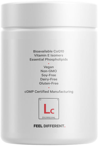 Codeage Liposomal CoQ10 Max Supplement - 250 mg Coenzyme Q10 with Vitamin E Isomers Tocopherols - 2-Month Supply - 1 Capsule Per Serving - Liposomal Delivery - Non-GMO, Gluten-Free - 60 Capsules - dailyvitalstore