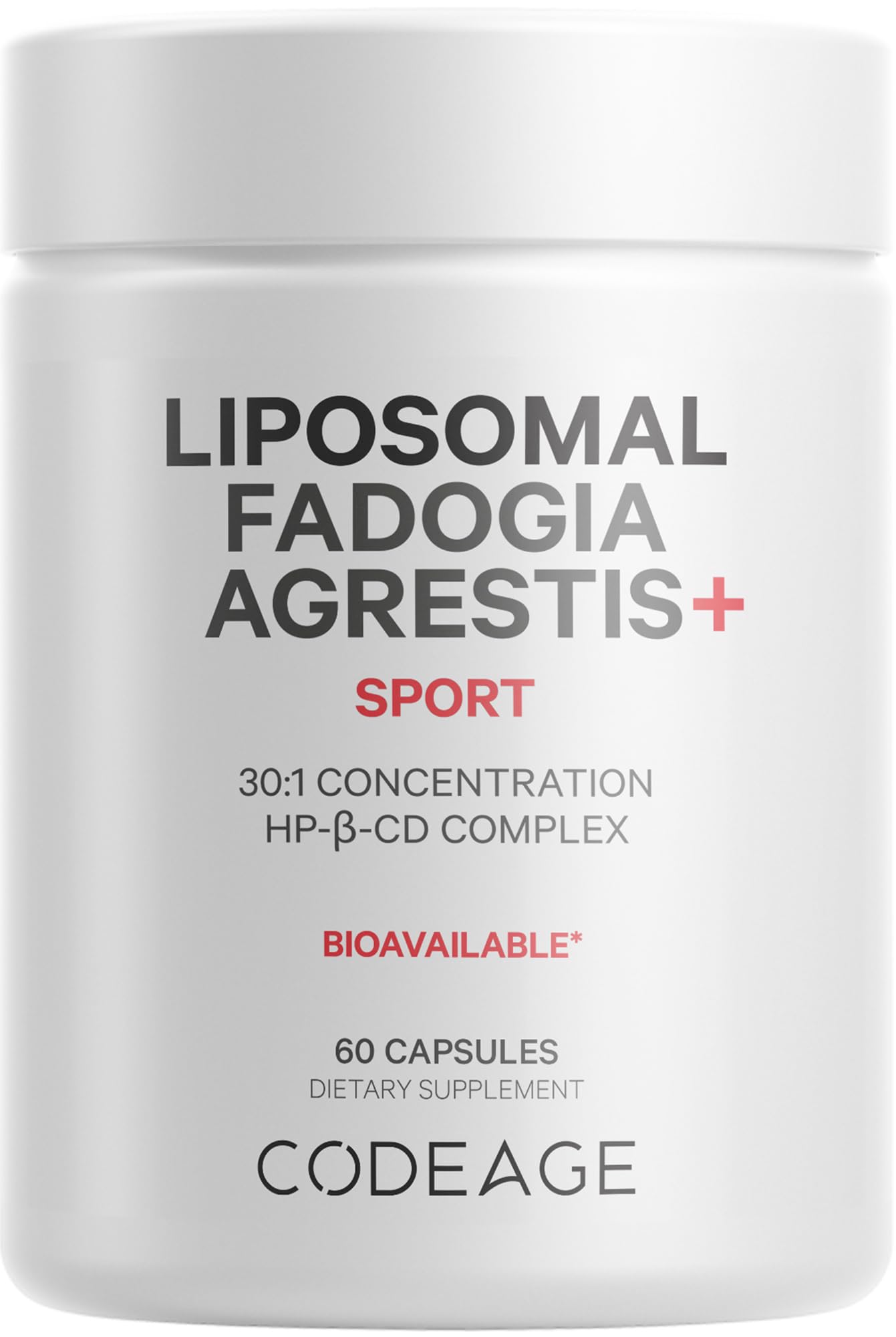 Codeage Liposomal Fadogia Agrestis 600mg Supplement - Fadogia Agrestis 30:1 Extract, Vitamin D3, Zinc, Fenugreek, BioPerine Black Pepper - 2-Month Supply - Liposomal Delivery - Non-GMO, 60 Capsules - dailyvitalstore