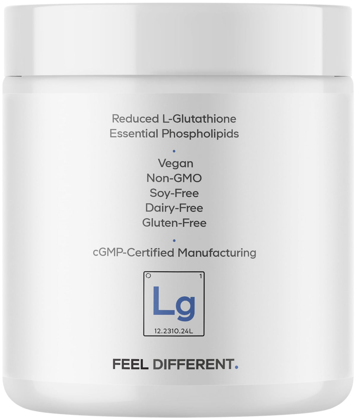Codeage Liposomal Glutathione Powder - 1,000 mg Vegan Reduced L-Glutathione per Serving, Liposomal Delivery - 2-Month Supply - Unflavored - Phospholipid - Non-GMO Gluten-Free - 2.22 Oz - dailyvitalstore