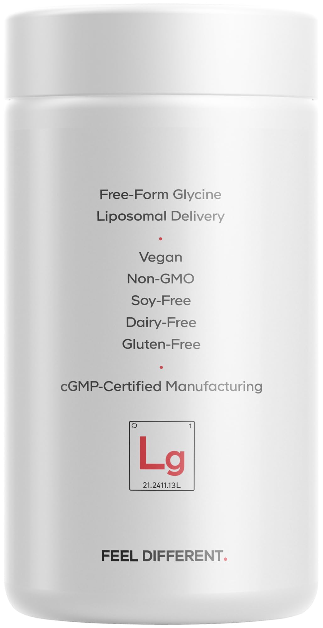 Codeage Liposomal Glycine+ Supplement - Free-Form Glycine 1,500 mg with Liposomal Delivery - 2-Month Supply - Amino Acid Capsules - Protein Support - Glycine Vitamins - 180 Capsules - dailyvitalstore