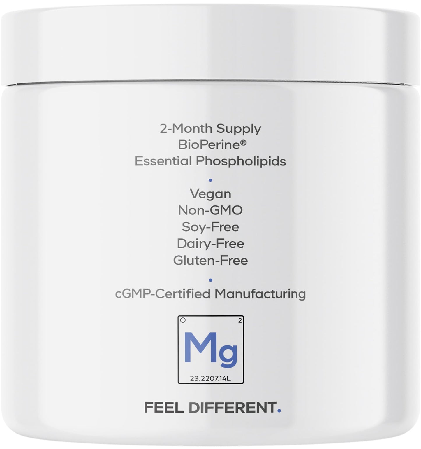 Codeage Liposomal Magnesium Glycinate Supplement, 2-Month Supply, Bisglycinate Magnesium Chelate, Chelated Magnesium Mineral Pills, BioPerine Black Pepper Vitamins Capsules, Non-GMO Vegan, 240 ct - dailyvitalstore