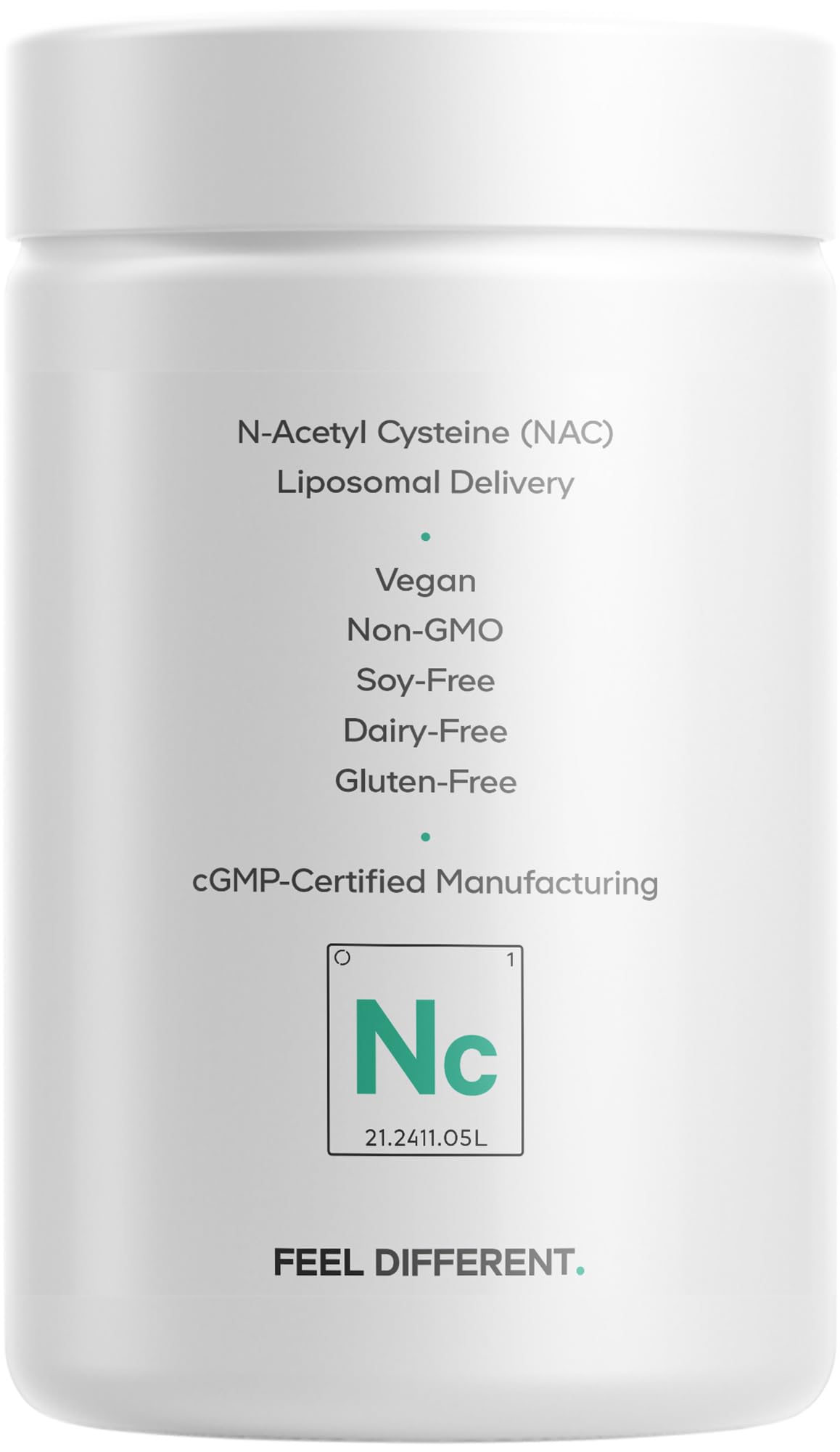 Codeage Liposomal NAC Supplement - N-Acetyl L-Cysteine Amino Acid - 2 Month Supply - Free-Form NAC - Phospholipid Complex - Vegan, Non-GMO, Gluten-Free, Dairy-Free - 120 Capsules - dailyvitalstore