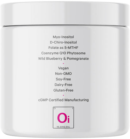 Codeage Liposomal Ovarian Inositol Powder - Myo-Inositol & D-Chiro-Inositol 40:1 Blend, Folate 5-MTHF, CoQ10, Pomegranate & Wild Blueberry - 2-Month Supply - Mixed Berry Flavor - Non-GMO, 60 Servings - dailyvitalstore
