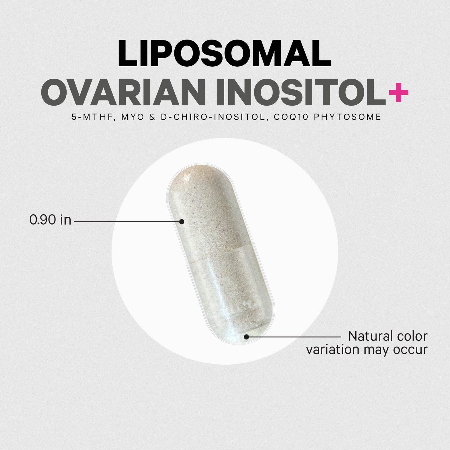 Codeage Liposomal Ovarian Inositol+ Supplement - Myo-Inositol & D-Chiro-Inositol 40:1 Blend, Folate 5-MTHF, CoQ10, Pomegranate & Wild Blueberry, Liposomal Delivery, Non-GMO, Gluten-Free - 120 Capsules - dailyvitalstore