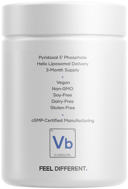 Codeage Liposomal P5P Supplement – Vitamin B6 as Pyridoxal-5'– Phosphate – Liposomal Delivery – Active B6 Form – 3-Month Supply – 1 Capsule Daily – Non-GMO – 90 Capsules - dailyvitalstore
