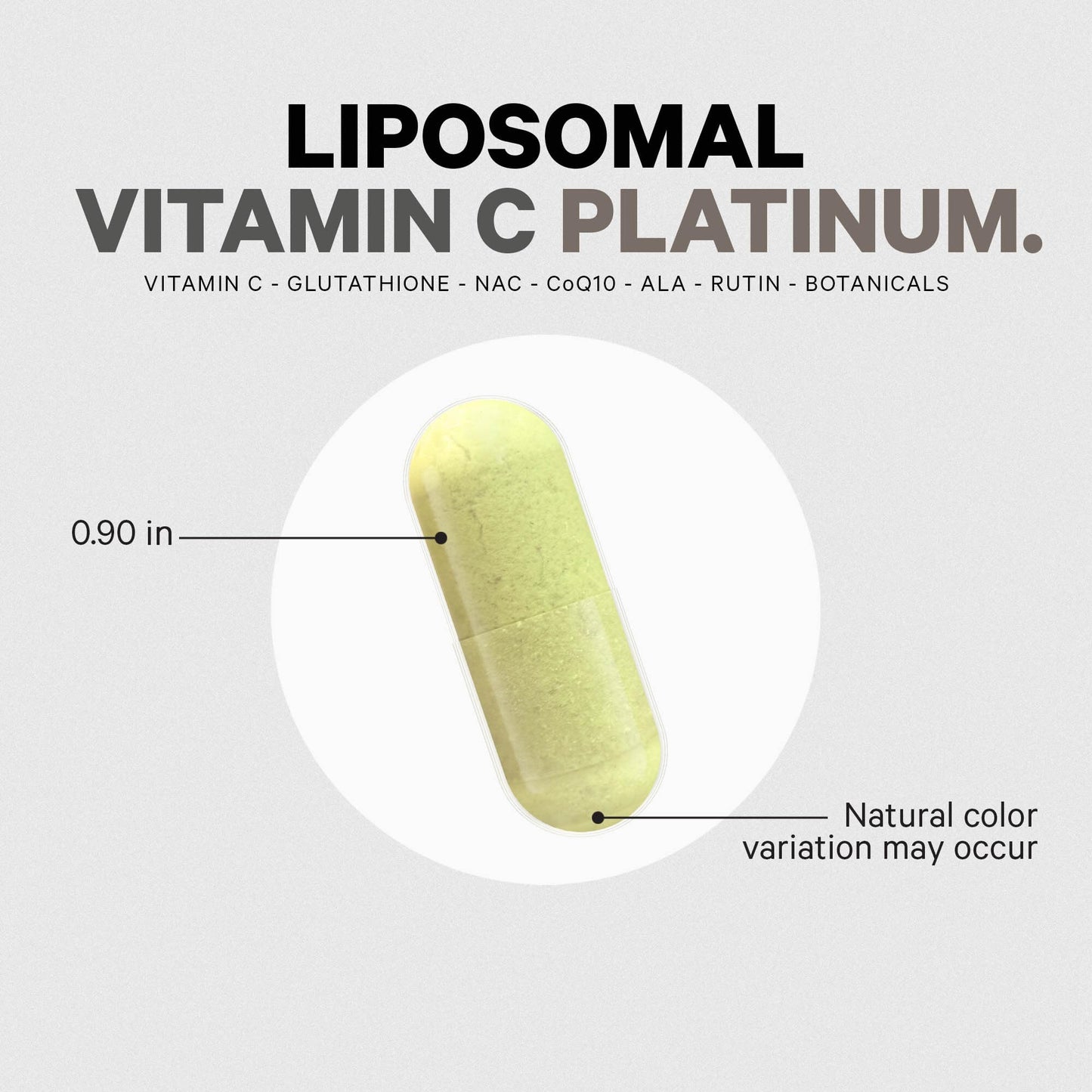 Codeage Liposomal Vitamin C+ Platinum - 1000 Mg Vitamin C Vitamins, Glutathione, NAC (N Acetyl Cysteine), Resveratrol, CoQ10, Rutin, Elderberry, Quercetin, Rosehip, Citrus Bioflavonoids - 180 Capsules - dailyvitalstore