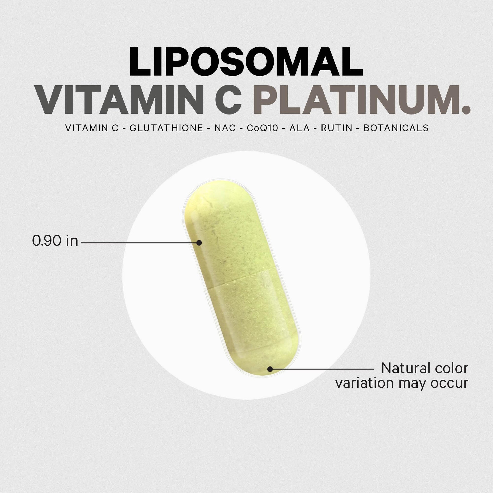 Codeage Liposomal Vitamin C+ Platinum - 1000 Mg Vitamin C Vitamins, Glutathione, NAC (N Acetyl Cysteine), Resveratrol, CoQ10, Rutin, Elderberry, Quercetin, Rosehip, Citrus Bioflavonoids - 180 Capsules - dailyvitalstore