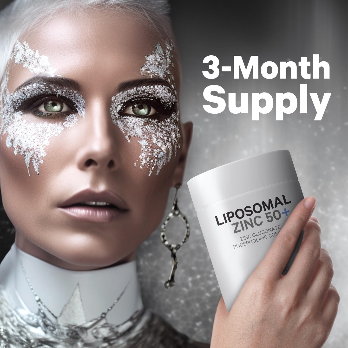 Codeage Liposomal Zinc Supplement – 3 Month Supply – One Per Day - 50 mg Zinc Gluconate Vitamin Pills - Essential Mineral Supplements Liposomal Delivery Matrix - Vegan Non-GMO - 100 Capsules - dailyvitalstore