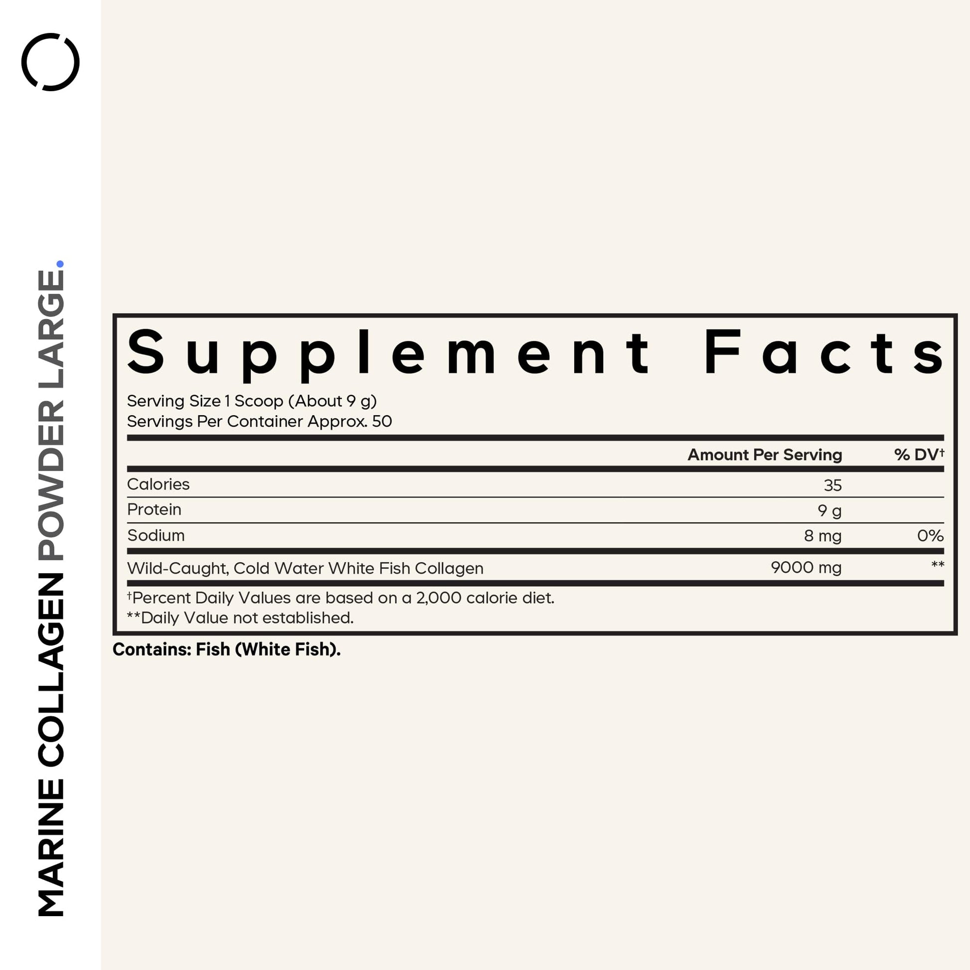 Codeage Marine Collagen Powder - Wild-Caught Hydrolyzed Fish Collagen Peptides - Type 1 & 3 Collagen Protein Supplement - Amino Acids for Skin, Hair, Nails - Paleo Friendly, Non-GMO, 15.87 Ounces - dailyvitalstore