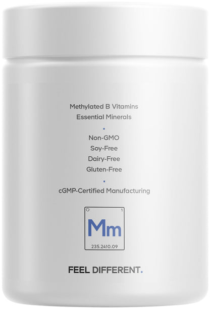 Codeage Methylated Multivitamin Supplement - B-Vitamin, Vitamins A, C, D, E, K2, B12 Methylcobalamin - L-Methylfolate - Magnesium, CoQ10, DIM, Probiotics, Benfotiamine, Lithium, Calcium - 90 Capsules - dailyvitalstore