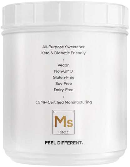 Codeage Miracle Sugar Allulose Powder - All-purpose Zero Calorie Allulose Sweetener, +3 Month Supply - 0 Net-Carbs - Rare Sugar Alternative to Stevia, Aspartame & Liquid - Non-GMO - 35.27 Oz - dailyvitalstore