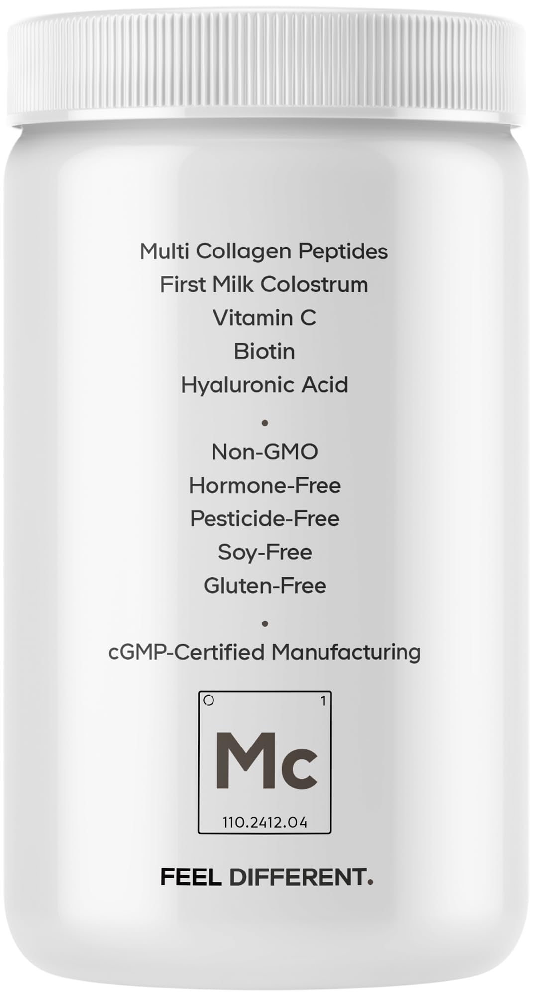 Codeage Multi Collagen Colostrum Powder Platinum - Hydrolyzed Grass-Fed Bovine Collagen Peptides, Grass-Fed Bovine Colostrum Supplement, Vitamin C, Biotin, Hyaluronic Acid, Lactoferrin - 13.4 Oz. - dailyvitalstore