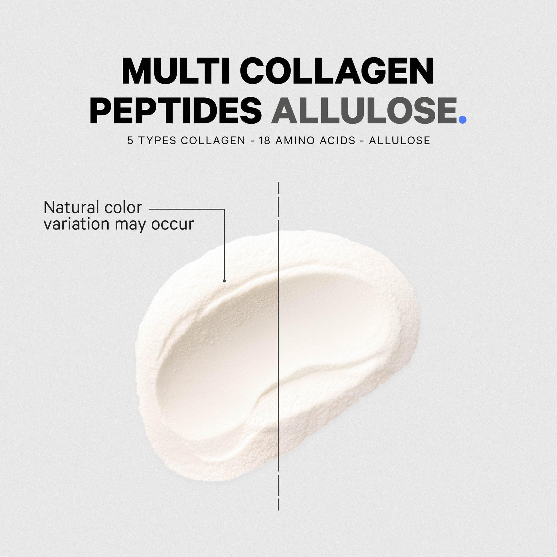 Codeage Multi Collagen Peptides Powder + Allulose - 5 Types - Grass-Fed Collagen - Rare Sugar Allulose Supplement - 0 Calorie Sweetener & 0 Carbs - 18 Amino Acids - Unflavored - Non-GMO - 30 Servings - dailyvitalstore