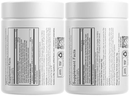Codeage Multi Collagen Protein Capsules 5 Types, Ashwagandha Withania Somnifera & Organic Amla Berry + SBO Probiotic Blend 50 Billion CFU Bundle, Lactobacillus Plantarum, Bacillus Subtilis, Non-GMO - dailyvitalstore