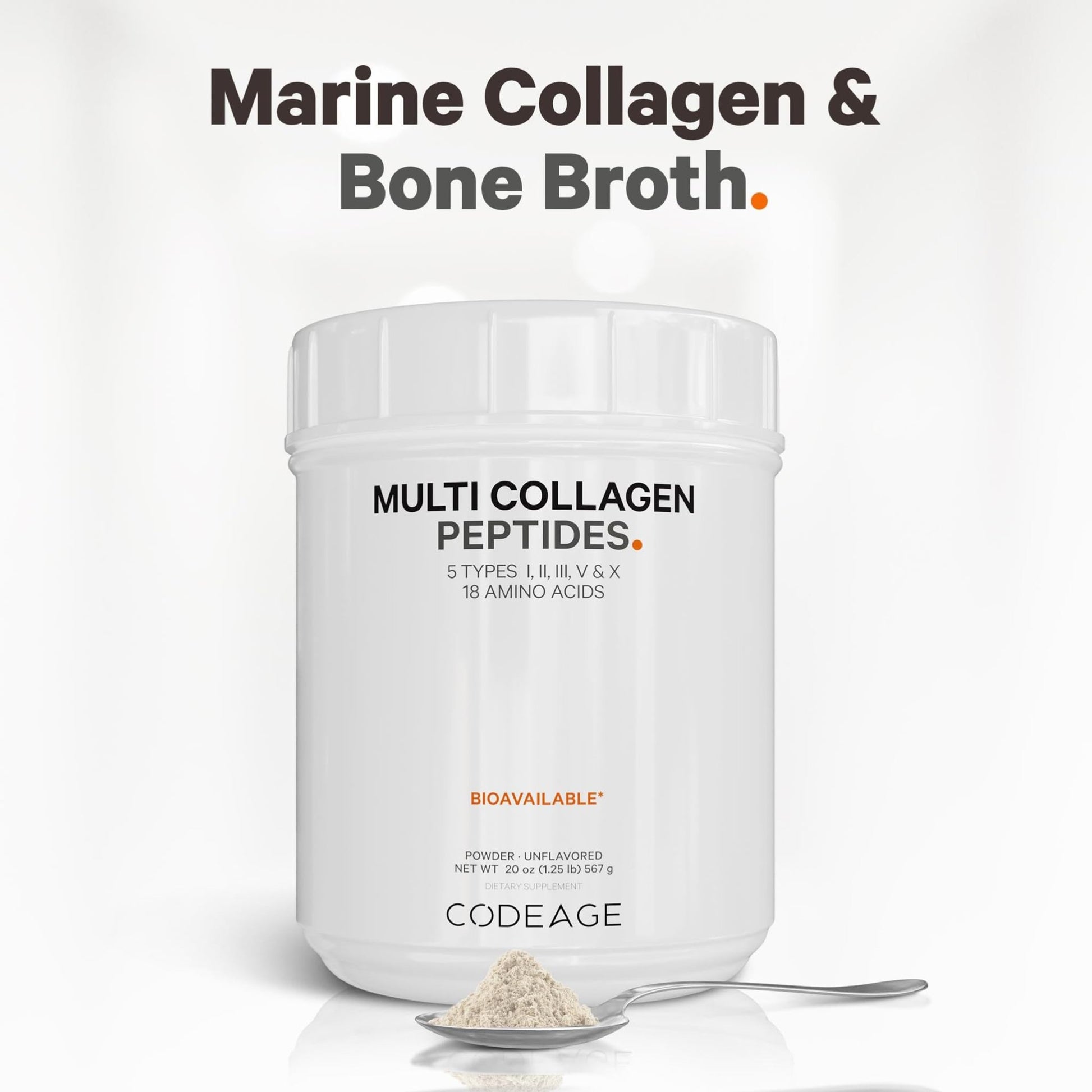 Codeage - Multi Collagen Protein + SBO Probiotics 50 Billion CFU Bundle - dailyvitalstore