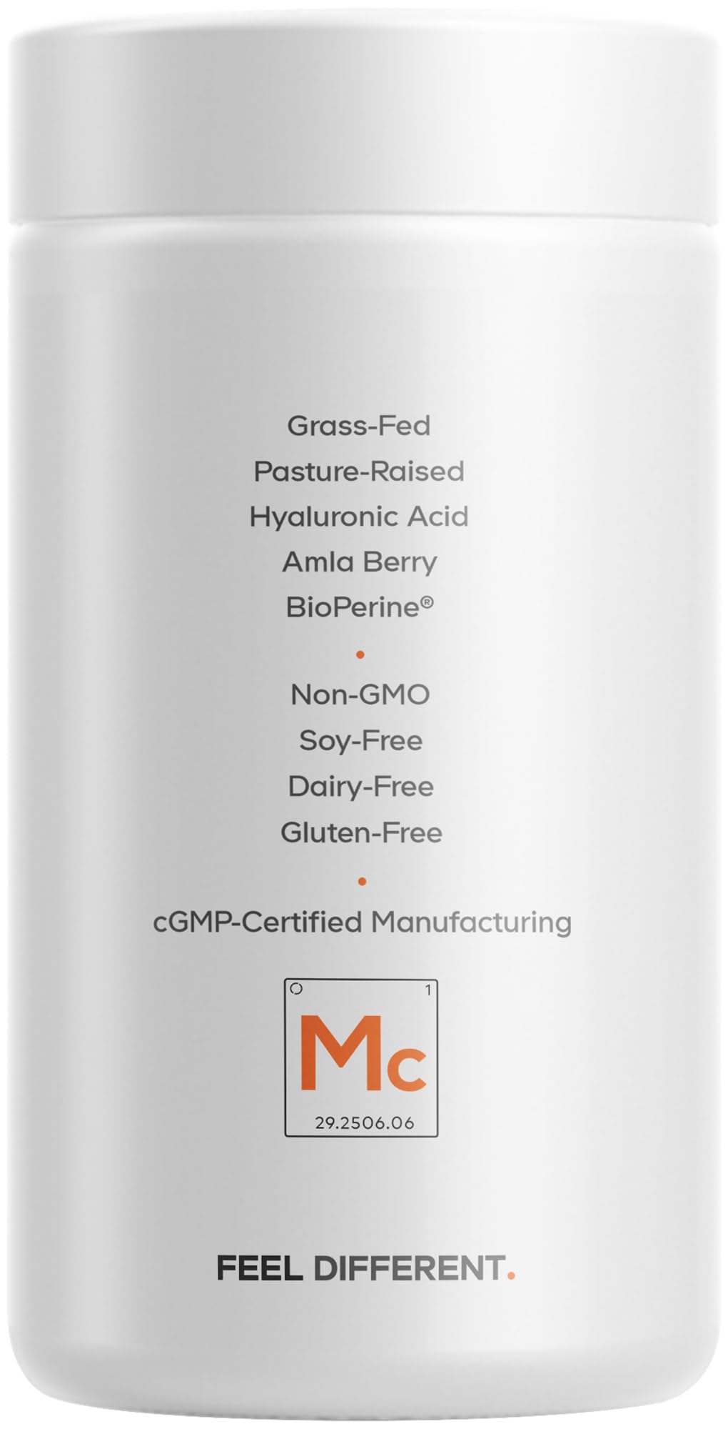 Codeage Multi Collagen+ Supplement with Vitamin C, Biotin 5000 mcg, Hyaluronic Acid, Amla Berry, BioPerine - 5 Types of Collagen Grass-Fed, Pasture-Raised - 2-Month Supply - Non-GMO - 180 Capsules - dailyvitalstore