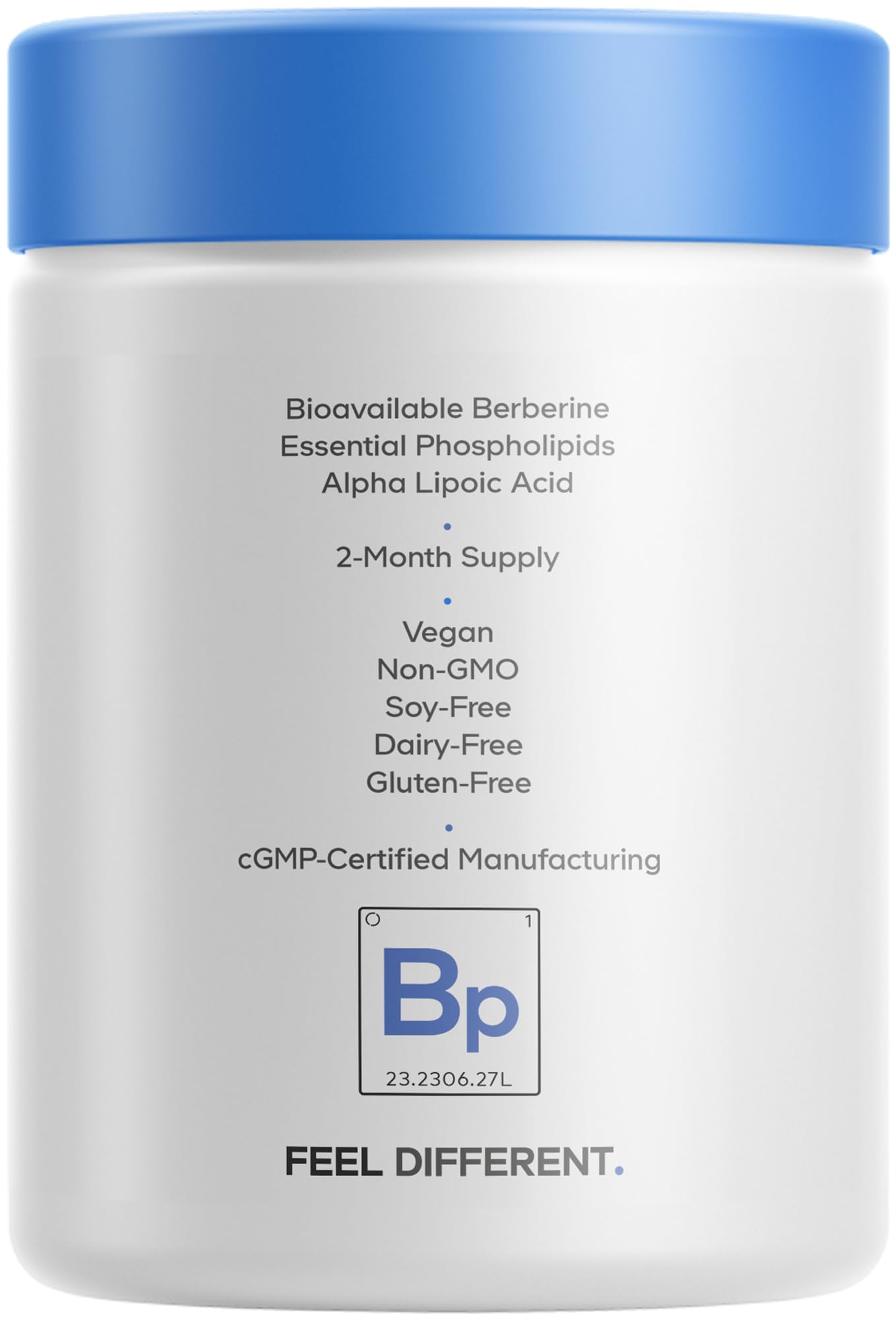 Codeage Phytosome Supplement - Berberine HCL, Alpha Lipoic Acid, Phospholipid Complex - 2-Month Supply - Berberine HCL - Berberine Hydrochloride - Gluten-Free, Non-GMO - 60 Capsules - dailyvitalstore