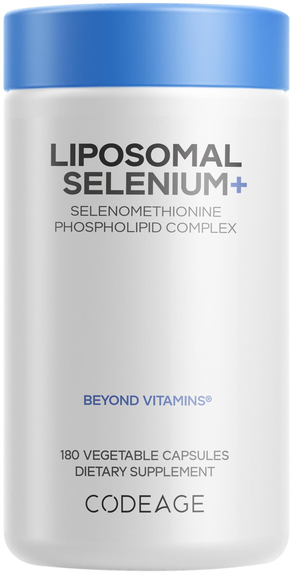 Codeage Selenium 200 mcg Supplement, 6-Month Supply, Immune Support, Mineral Cofactor Selenomethionine, Phospholipids, Vegan, Liposomal Delivery, 180 Capsules - dailyvitalstore