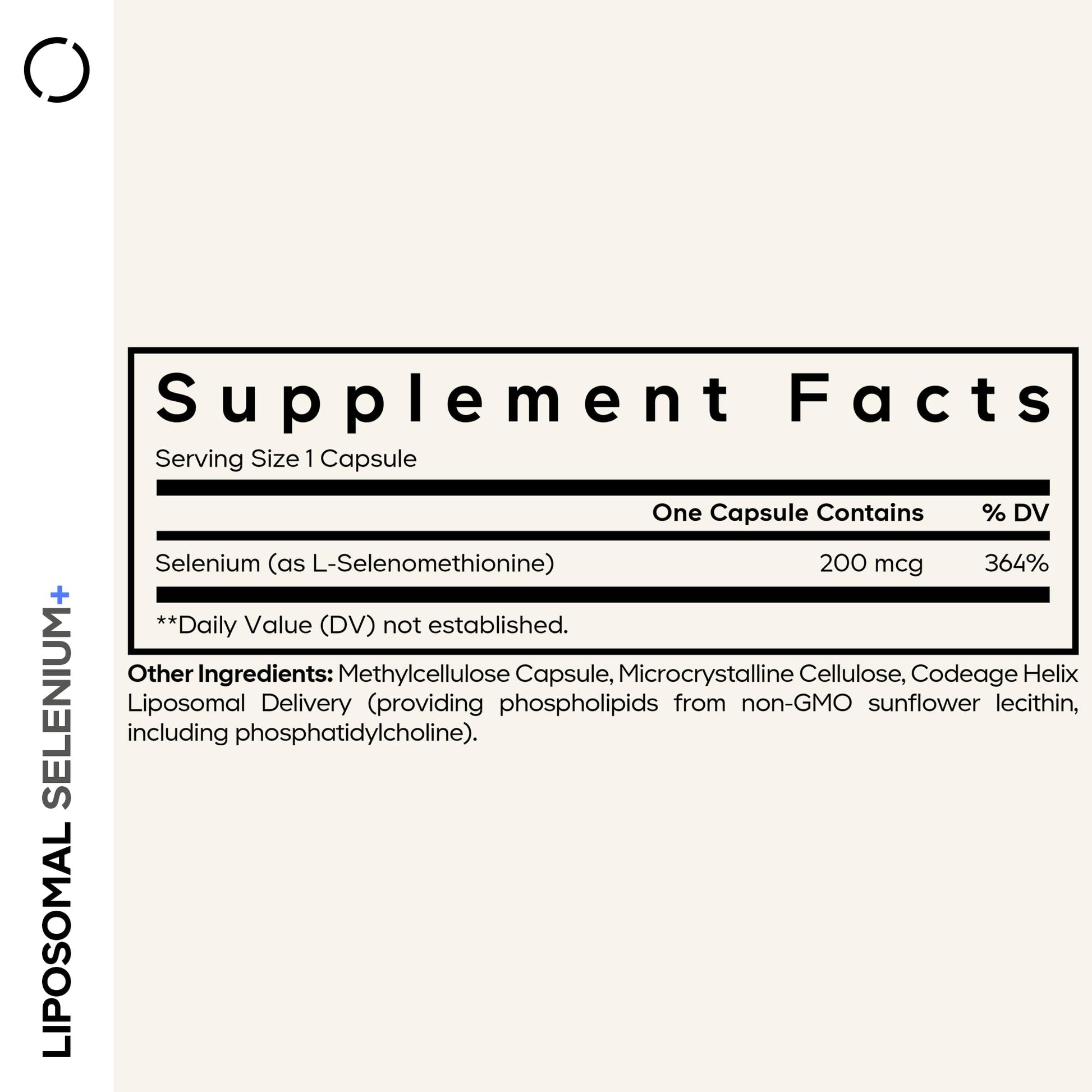 Codeage Selenium 200 mcg Supplement, 6-Month Supply, Immune Support, Mineral Cofactor Selenomethionine, Phospholipids, Vegan, Liposomal Delivery, 180 Capsules - dailyvitalstore