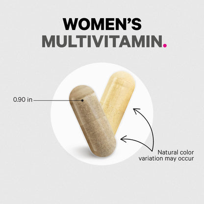 Codeage Women’s Daily Multivitamin, 25+ Vitamins & Minerals, Fermented, Organic Whole Foods, Probiotics Supplement - Vitamin A, B, C, D, E & K, Omega 3, Zinc – Vegan - 120 Capsules - dailyvitalstore