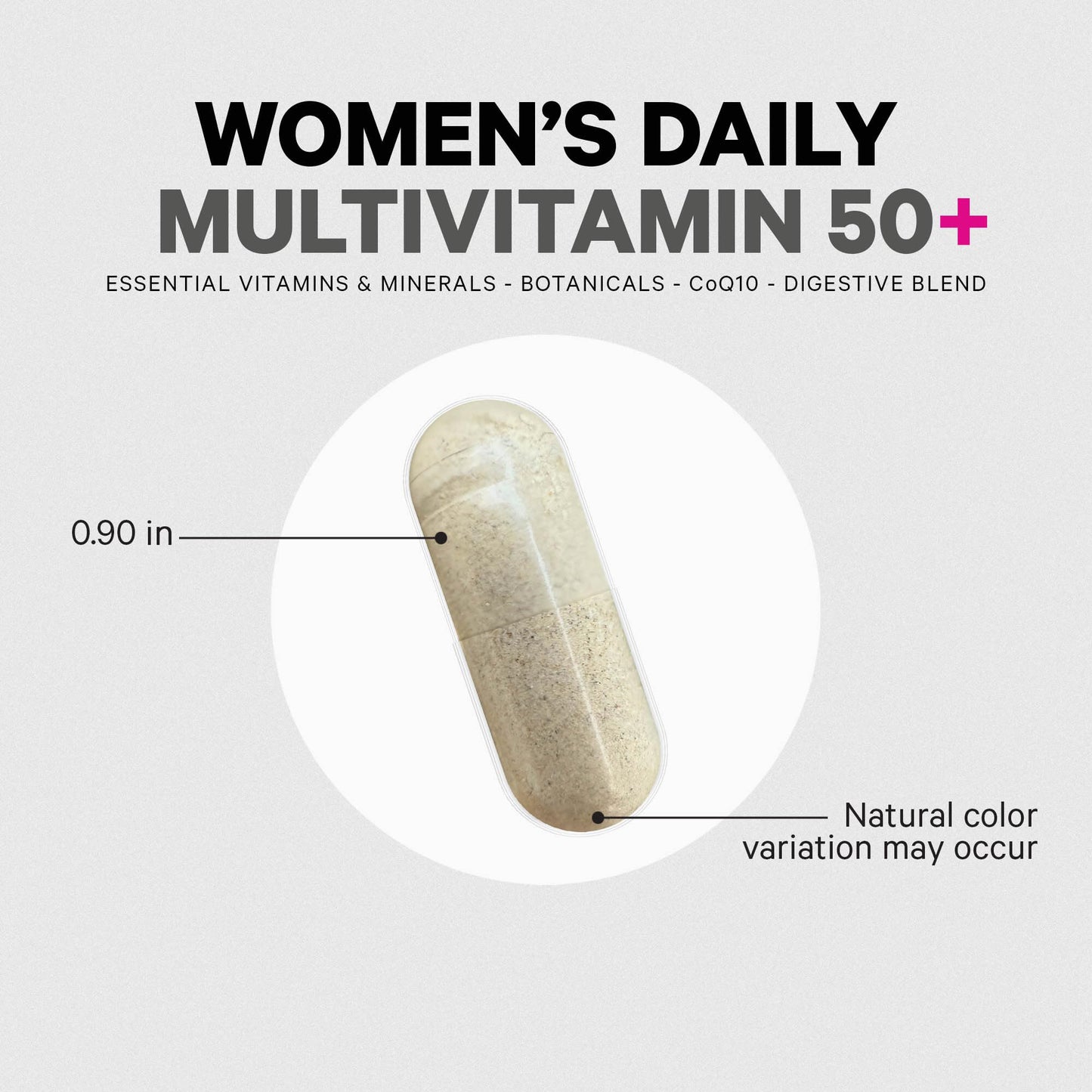 Codeage Women’s Multivitamin 50+ Supplement - Essential Vitamins for Women Over 50, Minerals, CoQ10, Hyaluronic Acid, Probiotics, Black Cohosh, Ashwagandha & Superfoods - Non-GMO - 90 Capsules - dailyvitalstore
