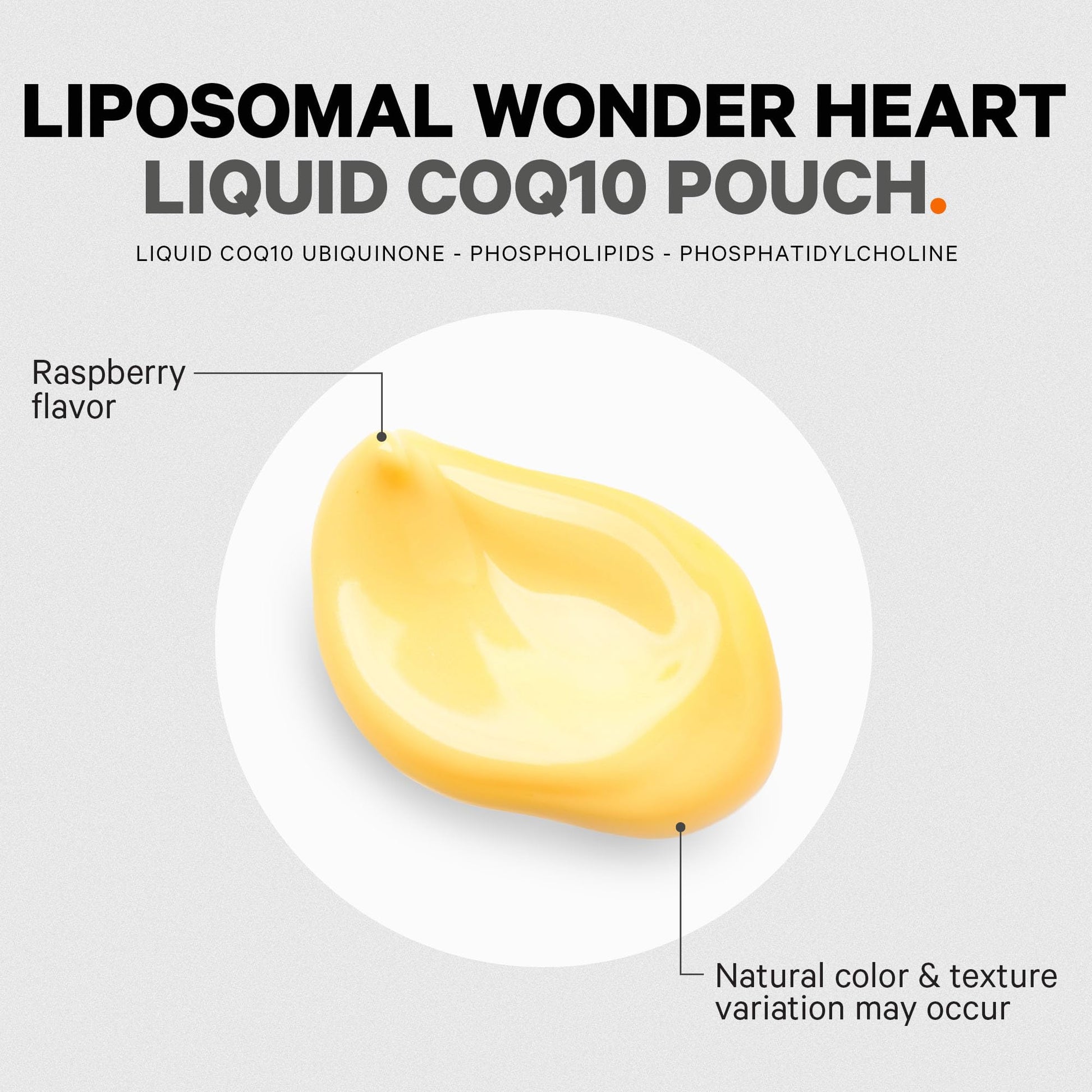 Codeage Wonder Heart Liquid CoQ10 Liposomal Ubiquinone Supplement, Coenzyme Q10 Heart Vitamins, Non-GMO Sunflower Phosphatidylcholine Vegan Blend, Raspberry Flavored Softgel, Pack of 30 Pouches - dailyvitalstore