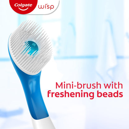 Colgate Max Fresh Wisp Disposable Mini Travel Toothbrushes, Peppermint, 24 Count (Pack of 4) - dailyvitalstore