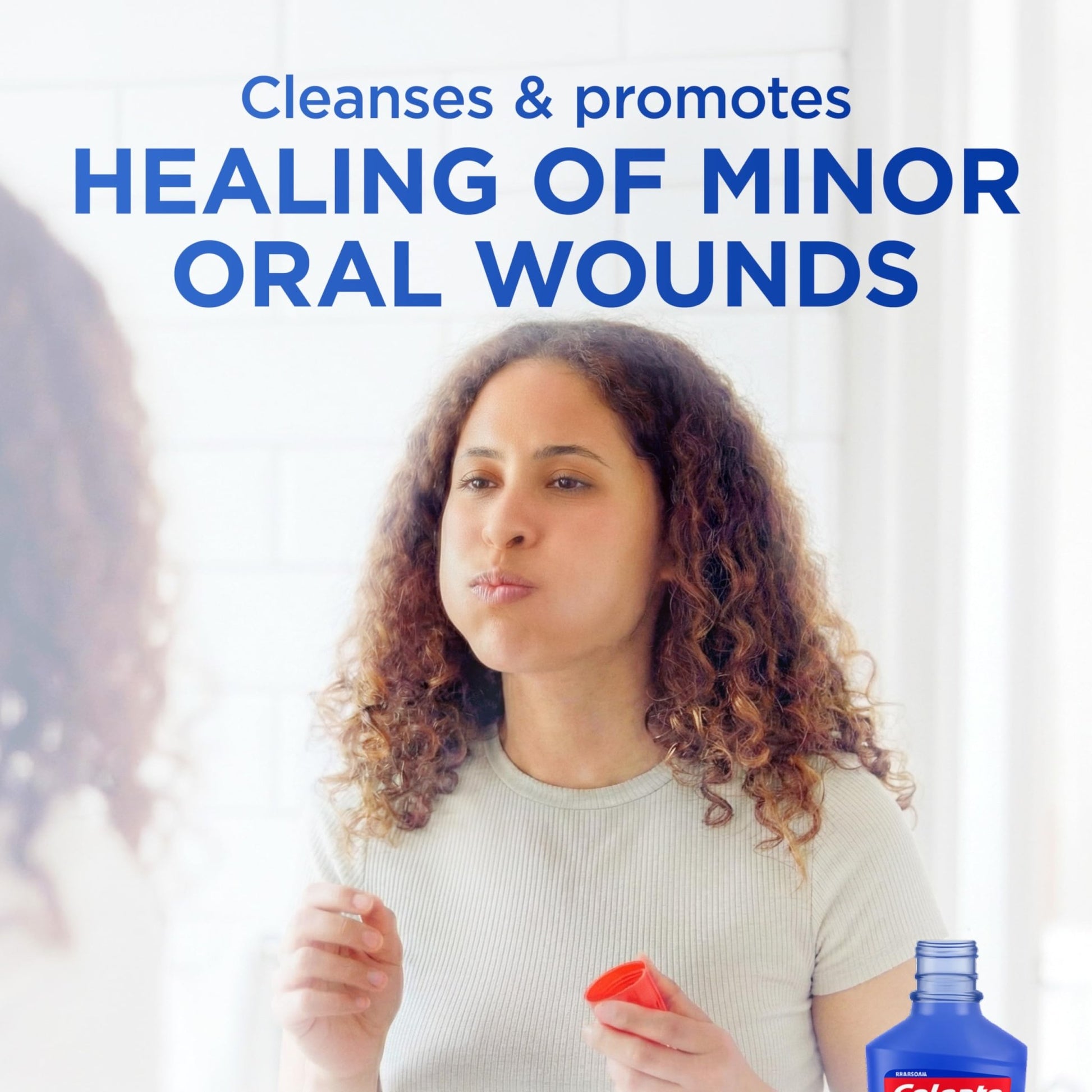 Colgate Peroxyl Alcohol Free Mouthwash with 1.5% Hydrogen Peroxide, Mouth Sore Rinse for Canker Sores, Oral Irritations, - dailyvitalstore