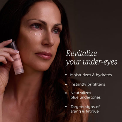 COLLEEN ROTHSCHILD Illuminating Tinted Eye Cream | Instant Brightening Effect | Nourishes & Targets Dark Circles | With Hyaluronic Acid, Caffeine, Pearlized Pigments & Peptides (0.5 fl oz) - dailyvitalstore