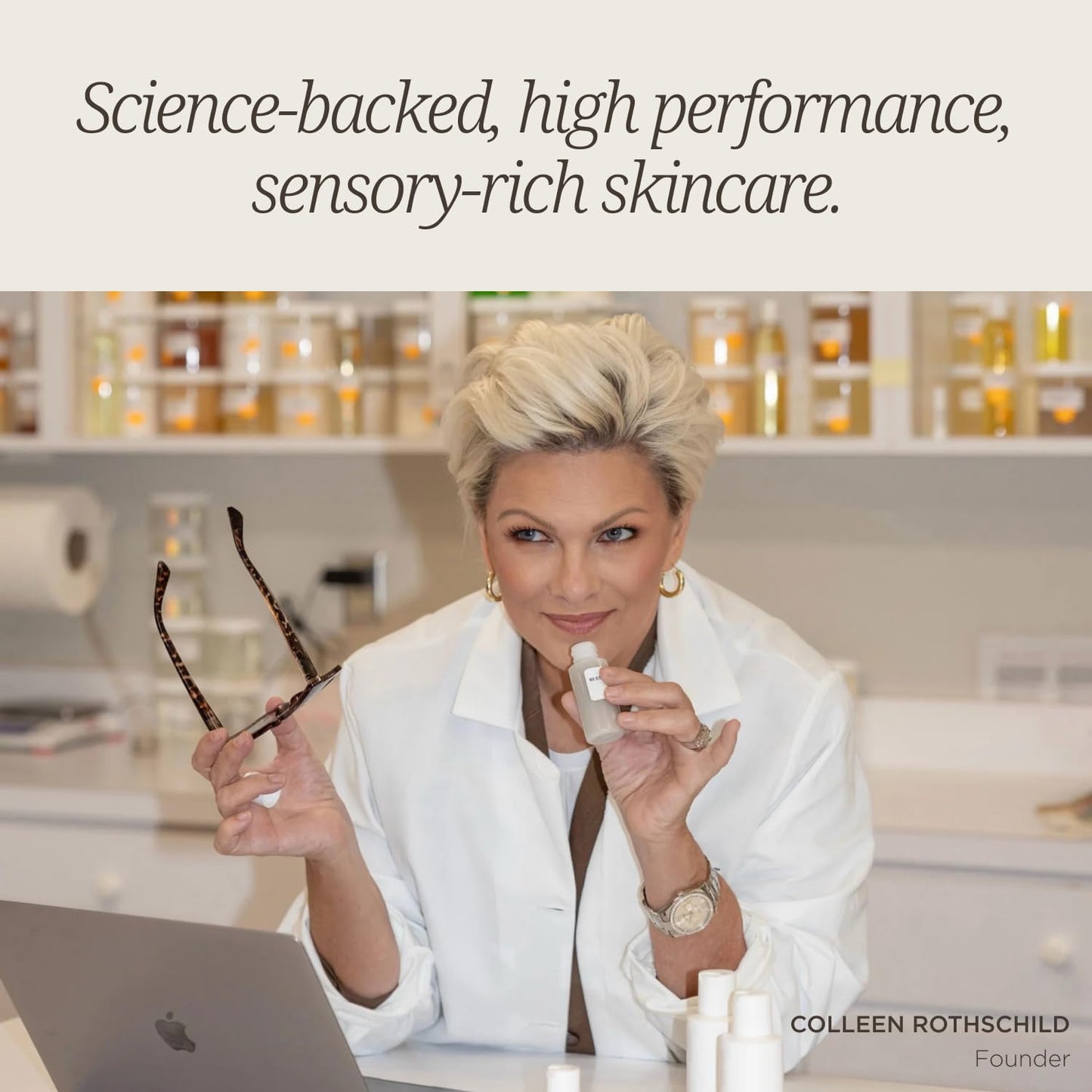 COLLEEN ROTHSCHILD Illuminating Tinted Eye Cream | Instant Brightening Effect | Nourishes & Targets Dark Circles | With Hyaluronic Acid, Caffeine, Pearlized Pigments & Peptides (0.5 fl oz) - dailyvitalstore