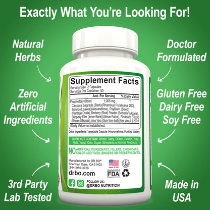 Colon Cleanse Detox Formula - Natural Bowel Cleanser Pills for Intestinal Bloating & Fast Digestive Cleansing - Daily Constipation Relief Supplement Gut - dailyvitalstore