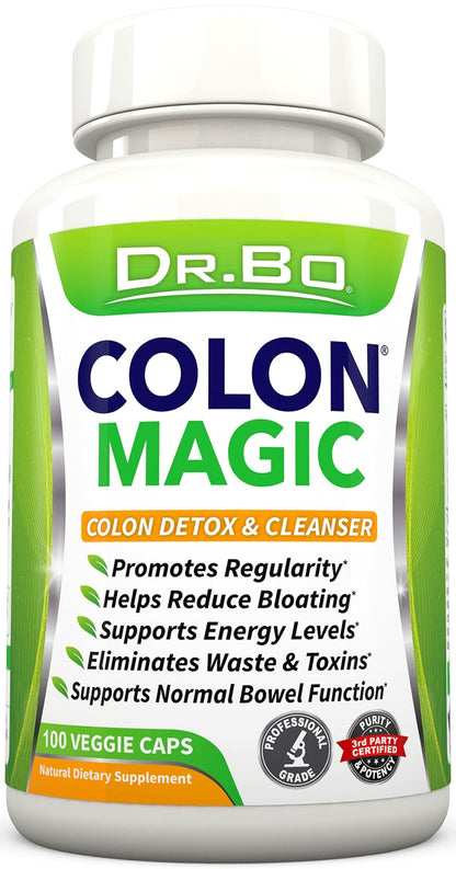 Colon Cleanse Detox Formula - Natural Bowel Cleanser Pills for Intestinal Bloating & Fast Digestive Cleansing - Daily Constipation Relief Supplement Gut - dailyvitalstore