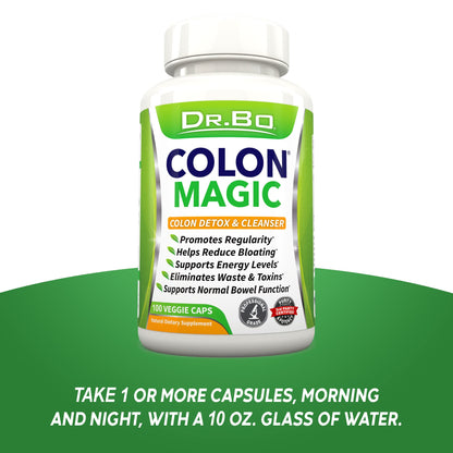 Colon Cleanse Detox Formula - Natural Bowel Cleanser Pills for Intestinal Bloating & Fast Digestive Cleansing - Daily Constipation Relief Supplement Gut - dailyvitalstore