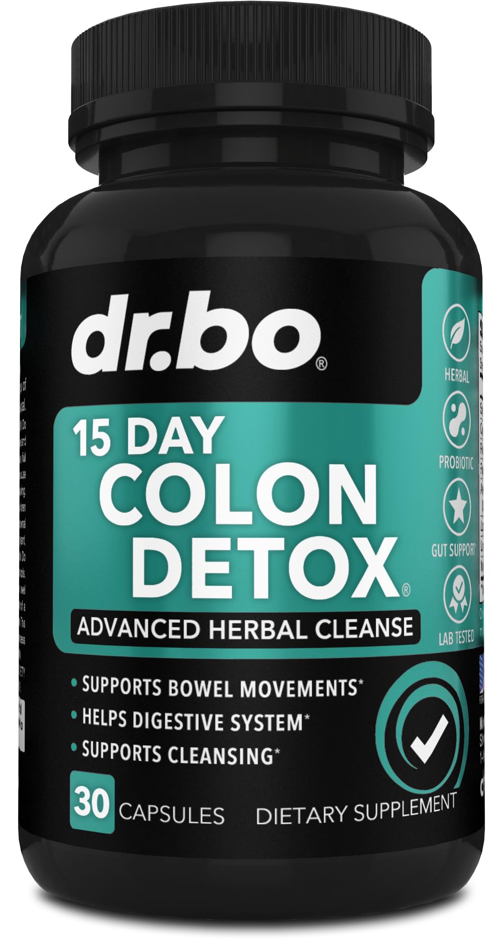 Colon Cleanser Detox for Weight Flush - 15 Day Intestinal Cleanse Pills & Probiotic - Fast Natural Laxative for Constipation Relief - Bowel Movement Supplements for Stomach Bloating, Gut Loss Support - dailyvitalstore