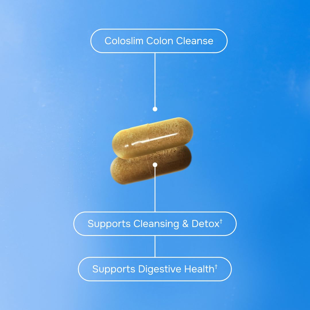 Coloslim - Gentle Colon Cleanse for Digestive Health & Gut Flora - dailyvitalstore