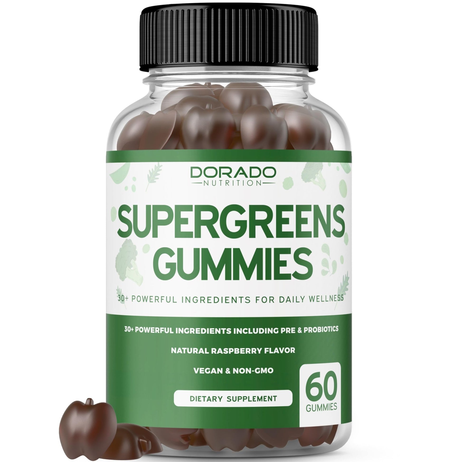 Colostrum (120 Count) Bovine Colostrum Capsules Supplement and Supergreens (60 Gummies) Superfood for Immunity Support with Greens Supplements with 8 Ingredient Power Blend - Vegan Safe & Made in USA - dailyvitalstore