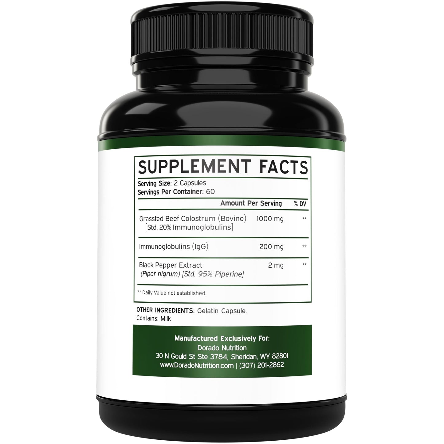 Colostrum (120 Count) Bovine Colostrum Capsules Supplement and Supergreens (60 Gummies) Superfood for Immunity Support with Greens Supplements with 8 Ingredient Power Blend - Vegan Safe & Made in USA - dailyvitalstore